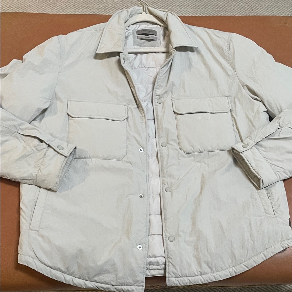 Industrie Cream Quilted Jacket L
